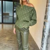 6977-khaki-vegan-leather-trouser-4.webp Khaki Vegan Leather Trouser