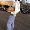 Blue Cotton Stripe Jogger