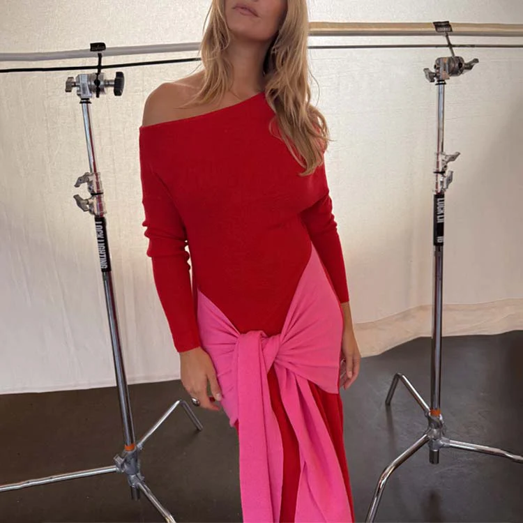 7026-xs-xs-variation-1.webp Red and Pink Afia Midi Dress