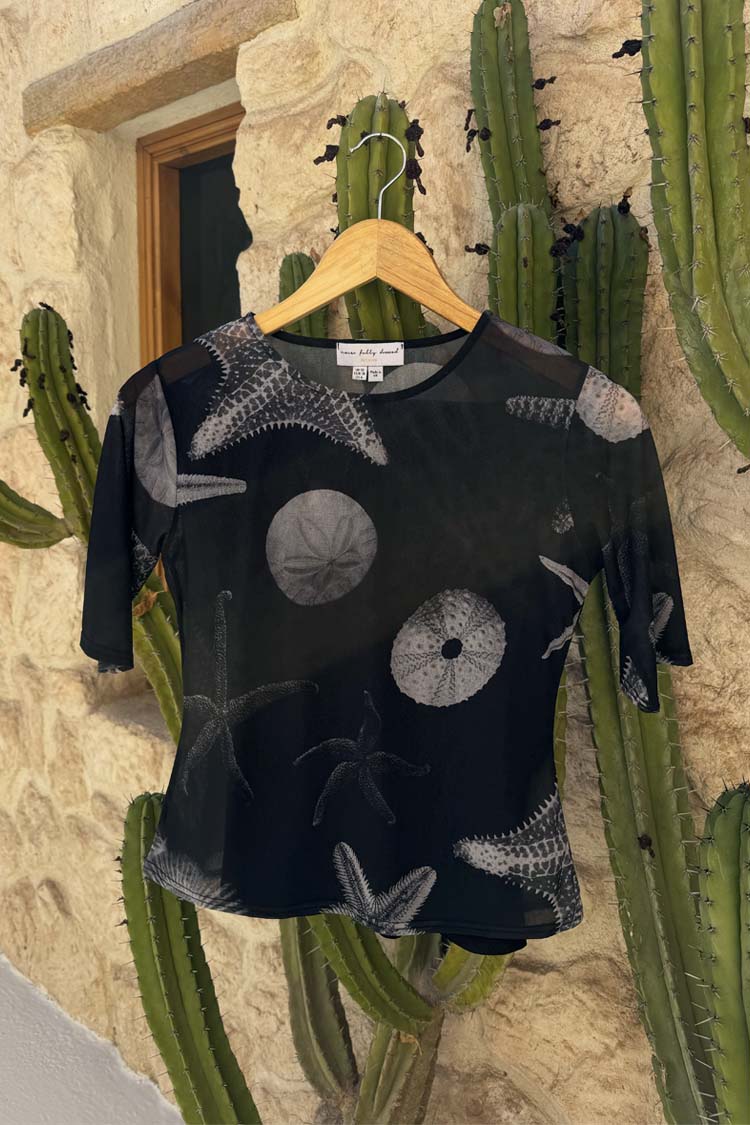 7033-black-seashell-mesh-t-shirt-6.jpg Black Seashell Mesh T Shirt