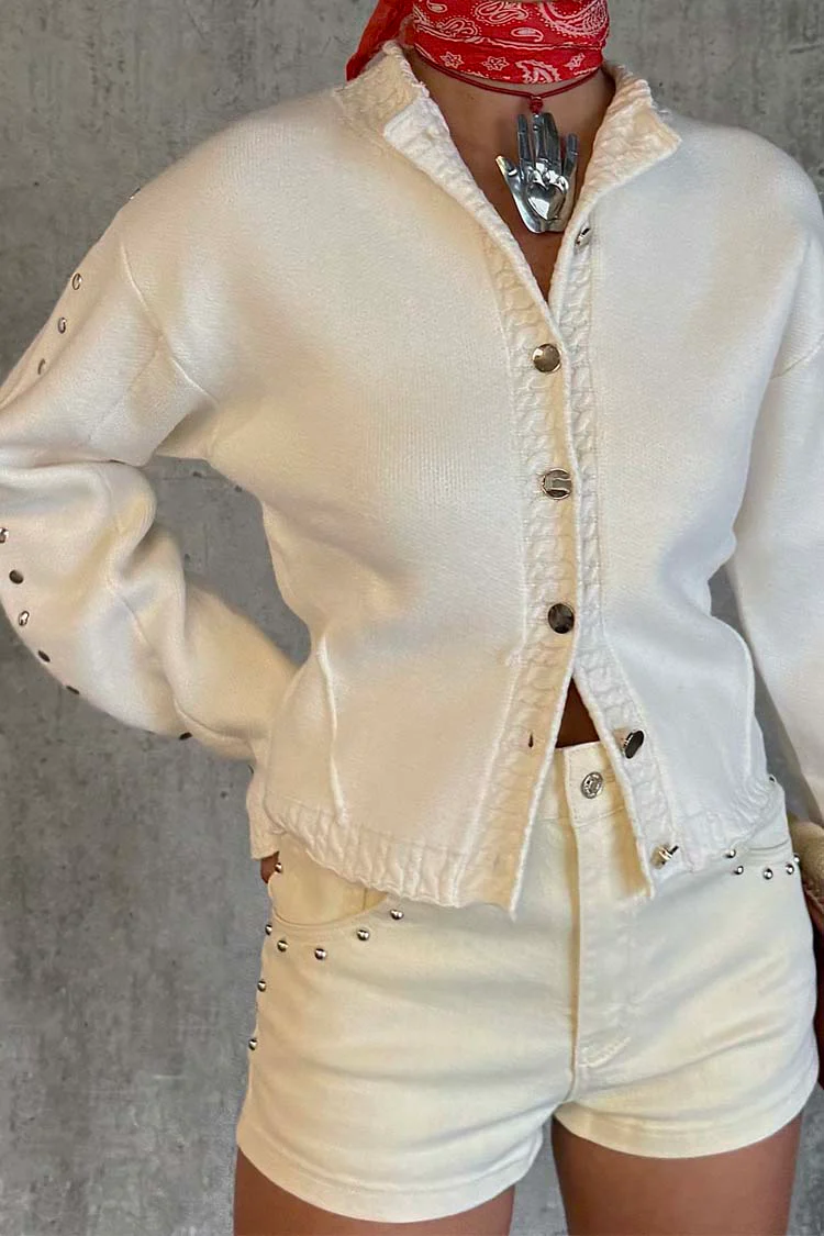 7082-ecru-studded-cardigan-3.webp Ecru Studded Cardigan