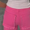 7112-pink-denim-scallop-detail-jeans-4.webp Pink Denim Scallop Detail Jeans