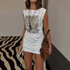 7126-white-sequin-ruched-dress-7.webp White Sequin Ruched Dress