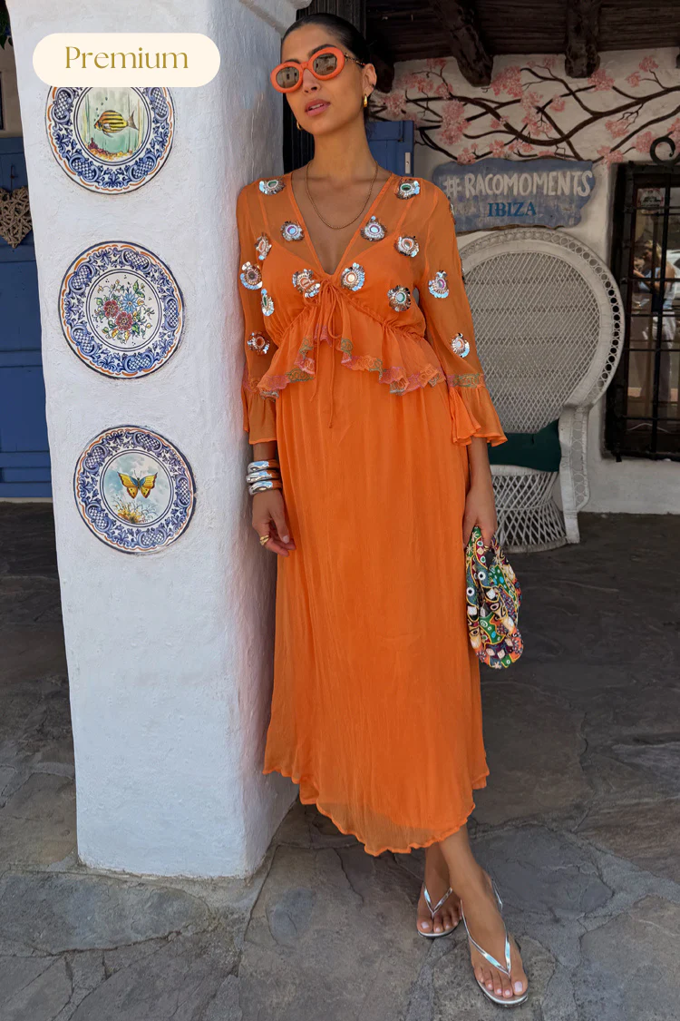 7159-apricot-embellished-ines-dress-2.webp Apricot Embellished Ines Dress