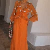 7159-apricot-embellished-ines-dress-5.webp Apricot Embellished Ines Dress