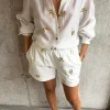 Gold Snake Elissa Shorts