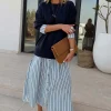 7211-navy-knit-jumper-dress-with-stripe-cotton-skirt-2.webp Navy Knit Jumper Dress with Stripe Cotton Skirt