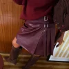 7240-burgundy-mini-kilt-skirt-2.webp Burgundy Mini Kilt Skirt
