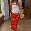 7392-dir-1679091c5a88-6-variation-3.webp Red Floral Midi Skirt