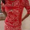 7416-red-bandana-rib-jersey-top-2.webp Red Bandana Rib Jersey Top