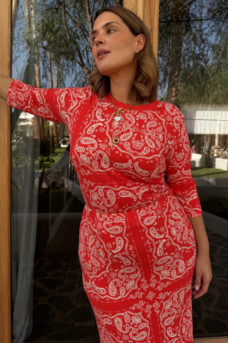 7416-red-bandana-rib-jersey-top-3.webp Red Bandana Rib Jersey Top