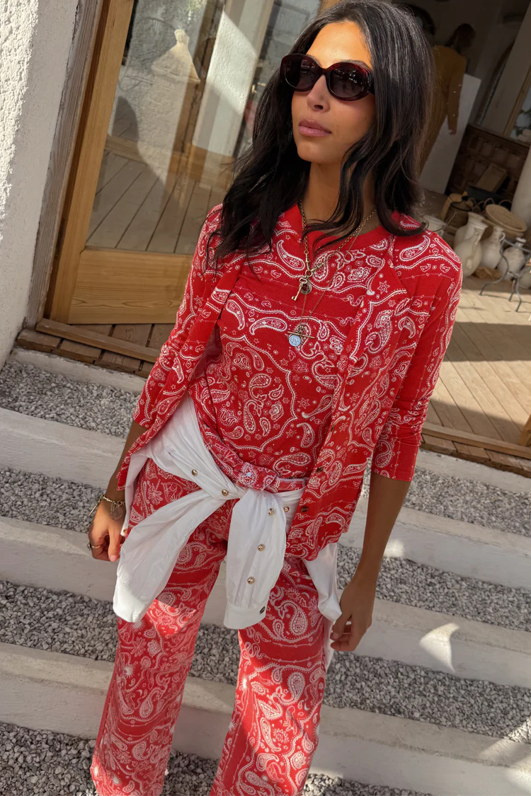 7416-red-bandana-rib-jersey-top-4.webp Red Bandana Rib Jersey Top
