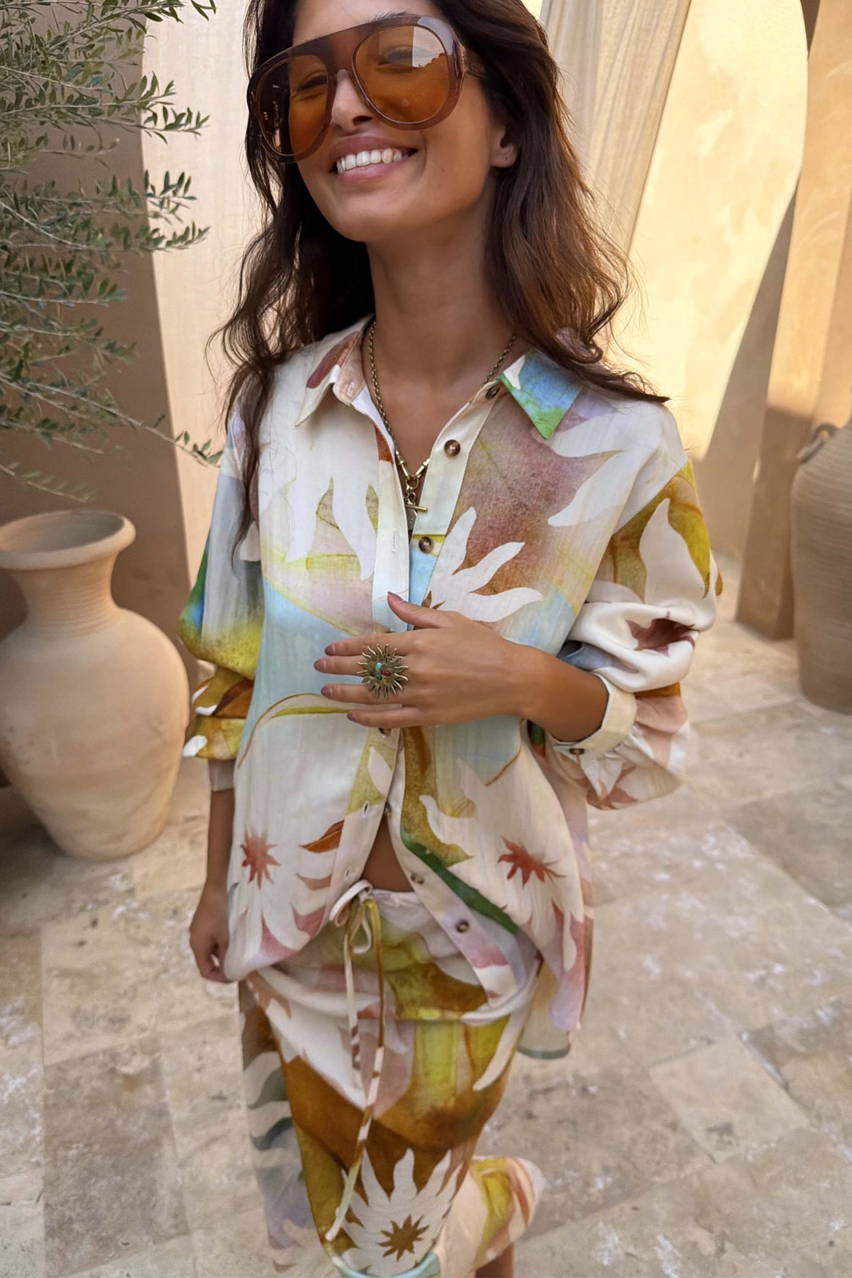 Abstract Soleil Marley Shirt