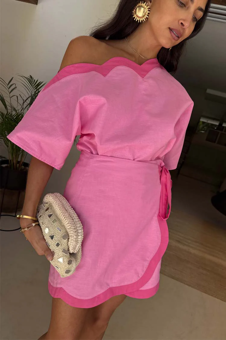 7482-pink-scallop-mini-jaspre-skirt-4.webp Pink Scallop Mini Jaspre Skirt