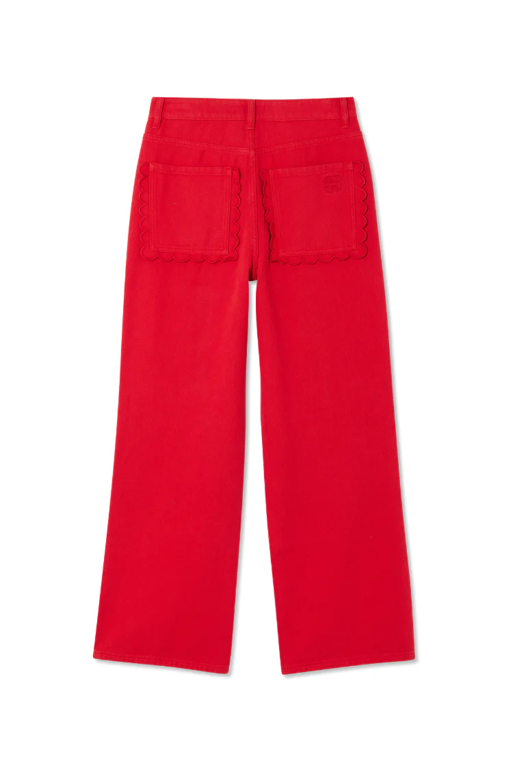7495-red-denim-scallop-jeans-10.webp Red Denim Scallop Jeans