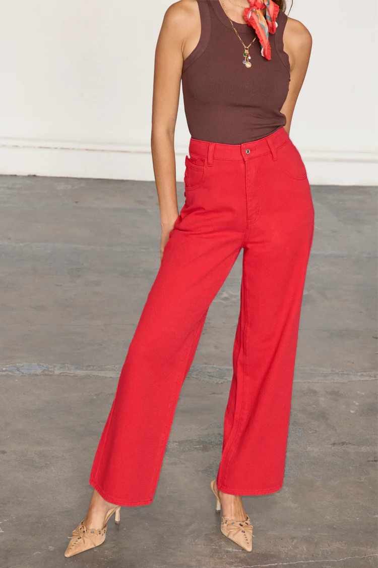 7495-red-denim-scallop-jeans-2.webp Red Denim Scallop Jeans