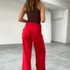 7495-red-denim-scallop-jeans-8.webp Red Denim Scallop Jeans