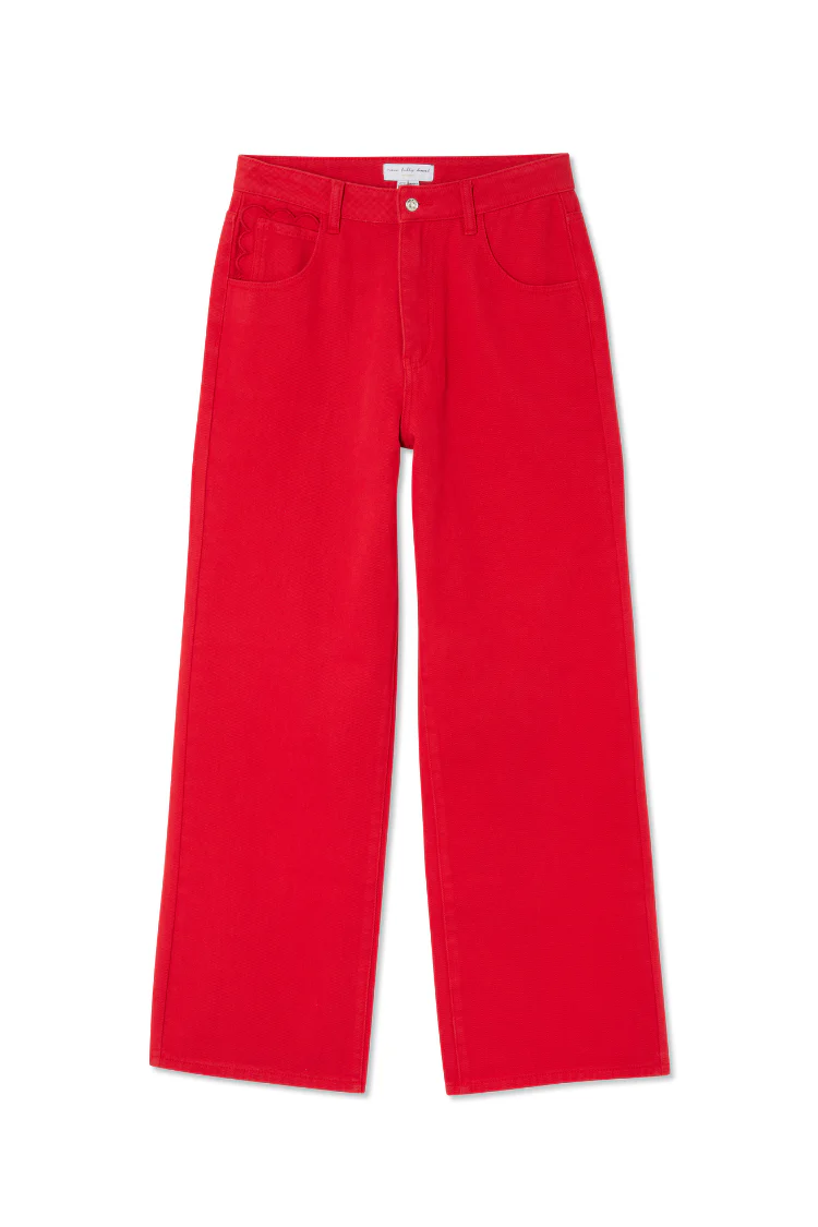 7495-red-denim-scallop-jeans-9.webp Red Denim Scallop Jeans