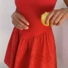 7631-red-broderie-mini-lola-dress-3.webp Red Broderie Mini Lola Dress