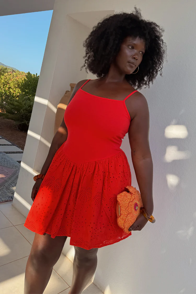 7631-red-broderie-mini-lola-dress-4.webp Red Broderie Mini Lola Dress