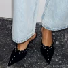 7663-black-suede-mules-with-silver-studs-5.webp Black Suede Mules with Silver Studs