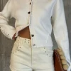 7698-dir-1679091c5a88-6-variation-2.webp Ecru Studded Hot Pant