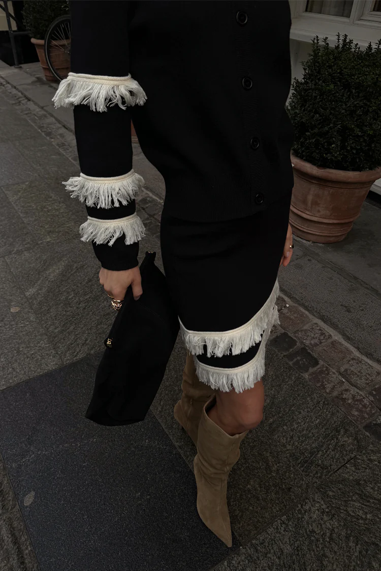 7730-black-and-cream-fringe-jake-skirt-2.webp Black and Cream Fringe Jake Skirt