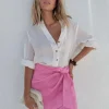 7738-pink-vegan-leather-mini-jaspre-skirt-6.webp Pink Vegan Leather Mini Jaspre Skirt