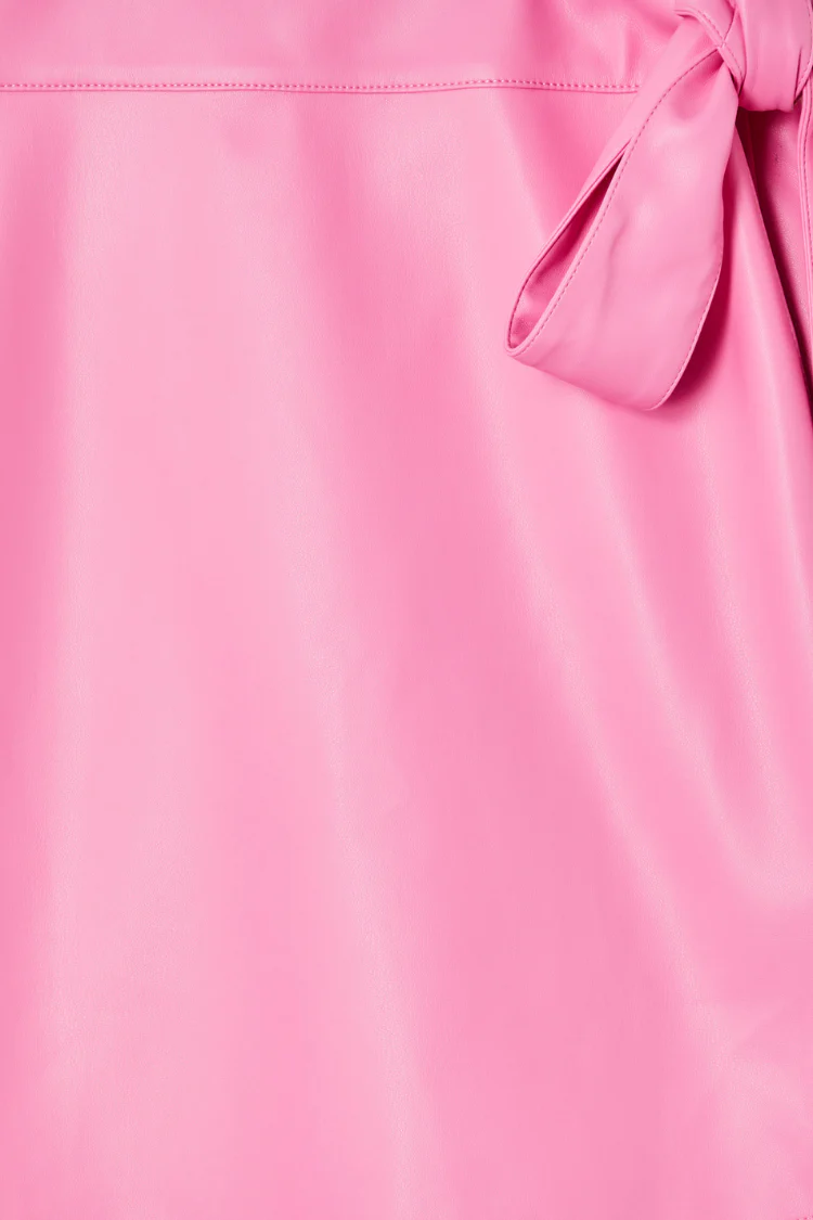 7738-pink-vegan-leather-mini-jaspre-skirt-7.webp Pink Vegan Leather Mini Jaspre Skirt