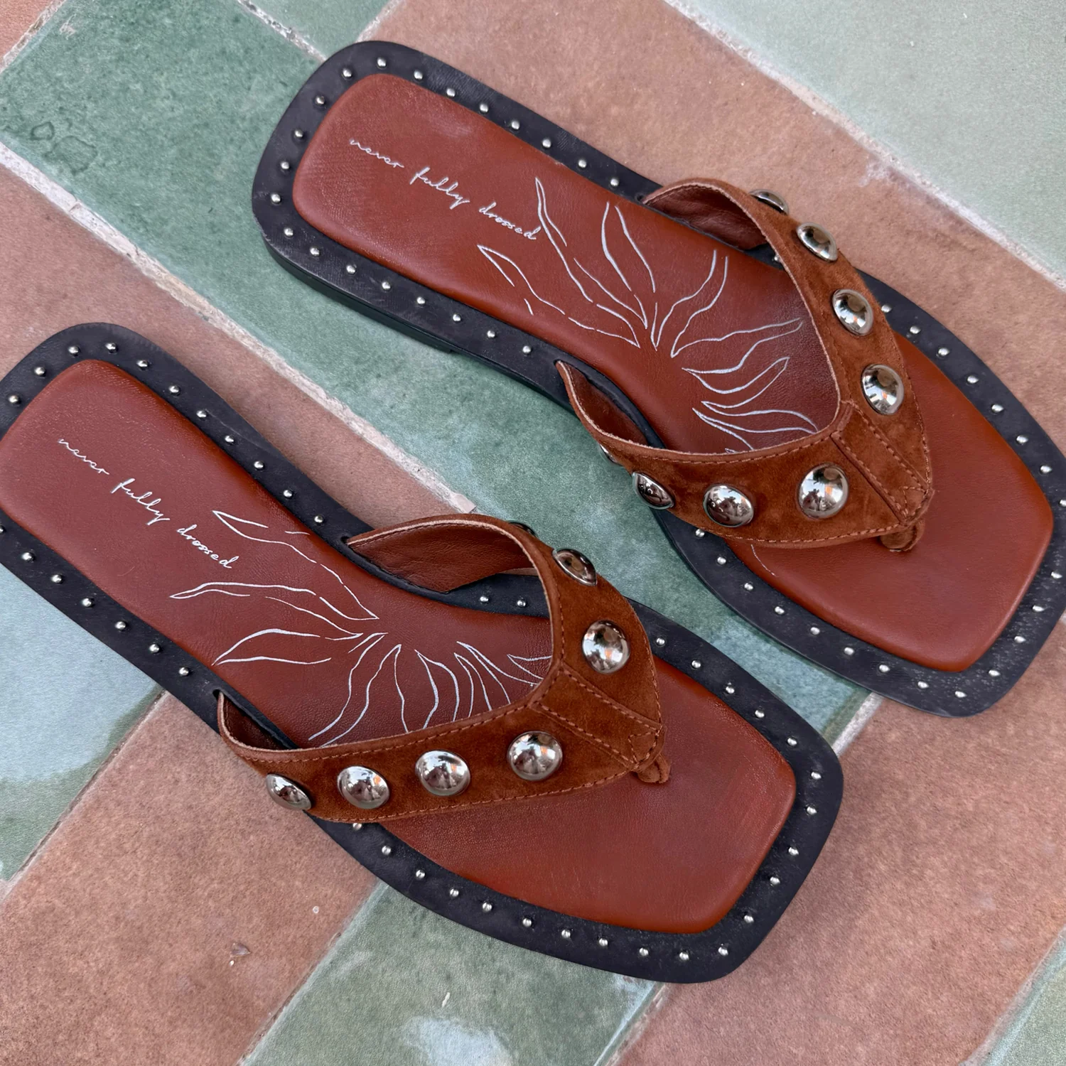 777-tan-leather-stud-sandals-1.webp Tan Leather Stud Sandals