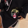 7772-black-night-garden-mini-wrap-skirt-8.webp Black Night Garden Mini Wrap Skirt