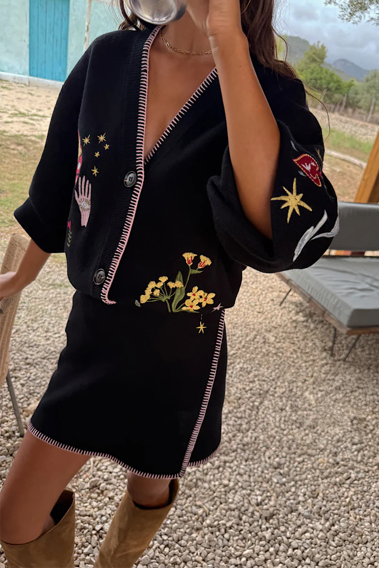7773-xs-xs-variation-6.webp Black Night Garden Mini Wrap Skirt