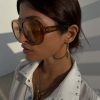 785-orange-acetate-visor-sunglasses-3.jpg Orange Acetate Visor Sunglasses