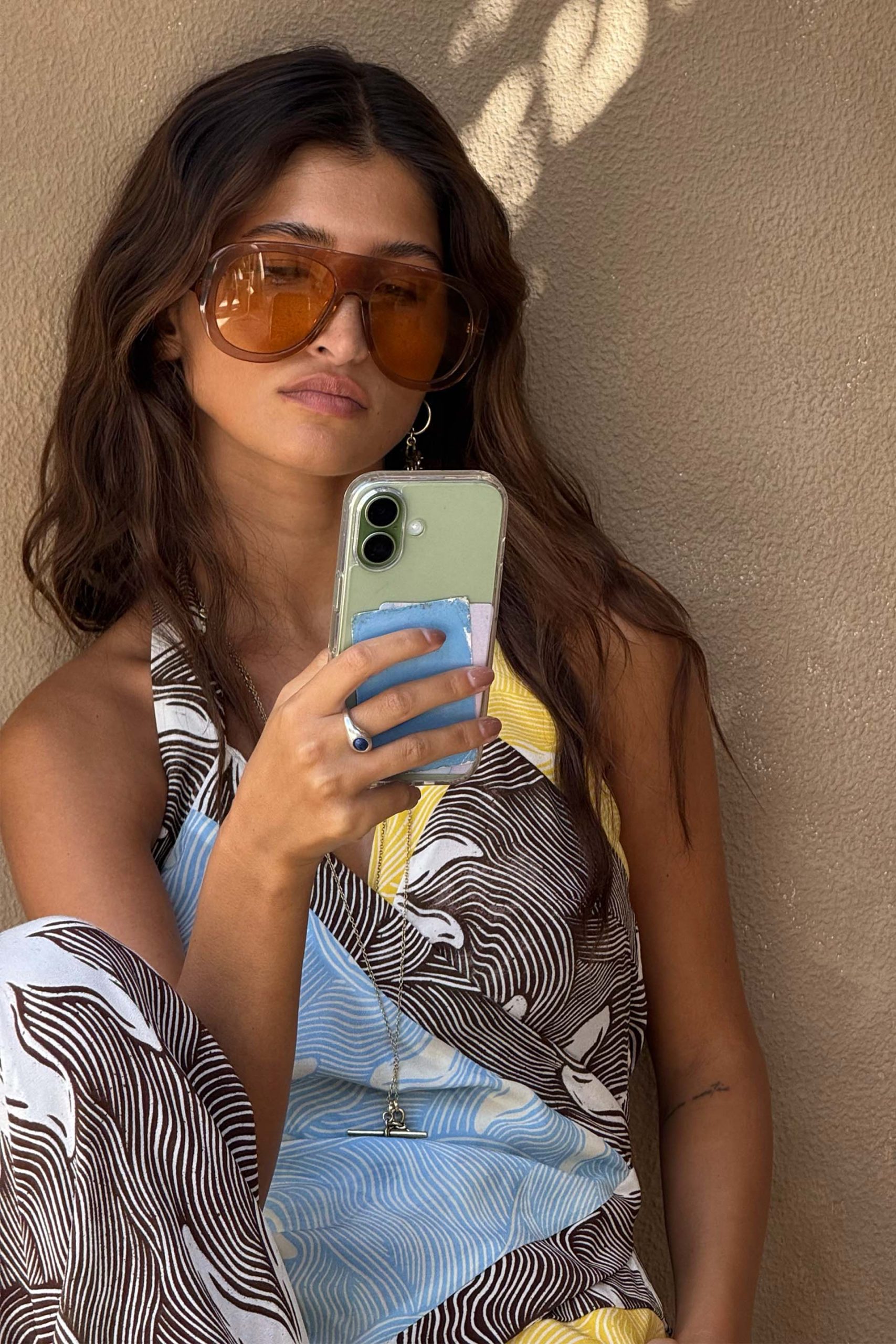 785-orange-acetate-visor-sunglasses-4.jpg Orange Acetate Visor Sunglasses