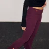 7948-burgundy-cotton-wide-leg-pants-with-coral-embroidery-2.webp Burgundy Cotton Wide Leg Pants with Coral Embroidery
