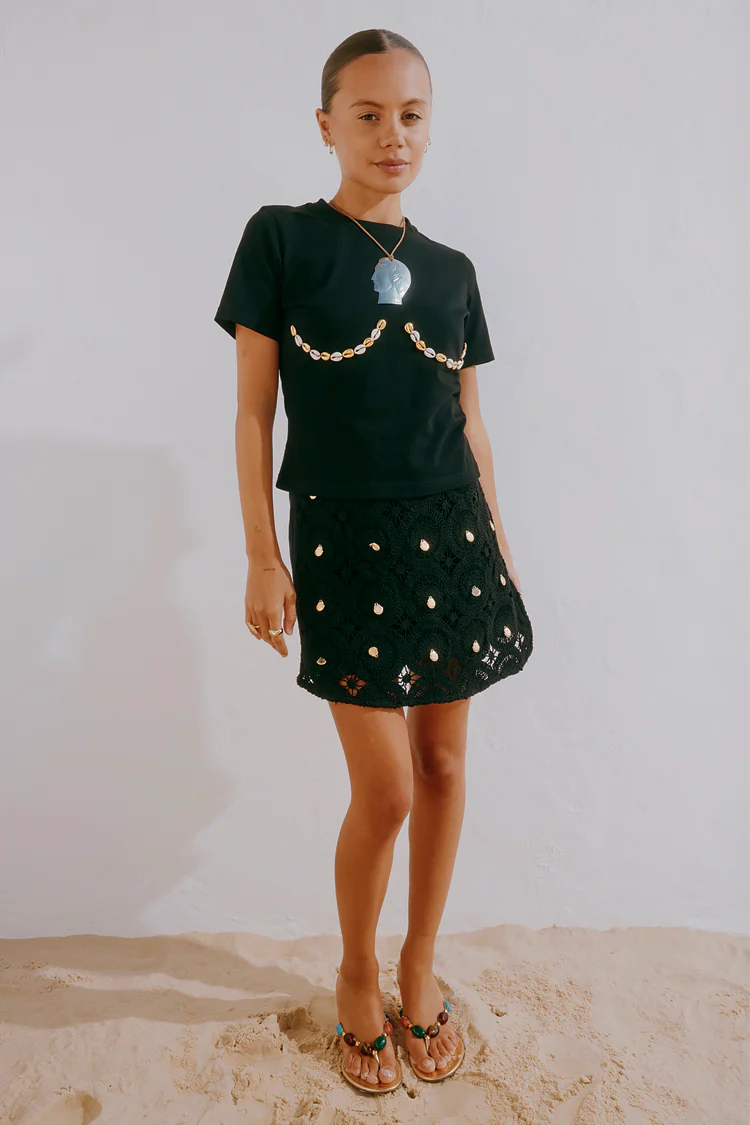 7970-black-crochet-shell-wrap-skirt-6.webp Black Crochet Shell Wrap Skirt