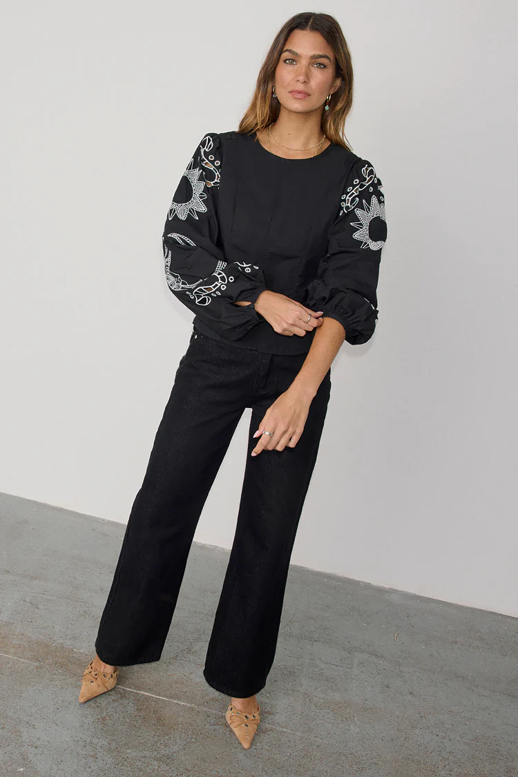 7992-dir-1679091c5a88-6-variation-2.webp Black Enchanted Lillie Top
