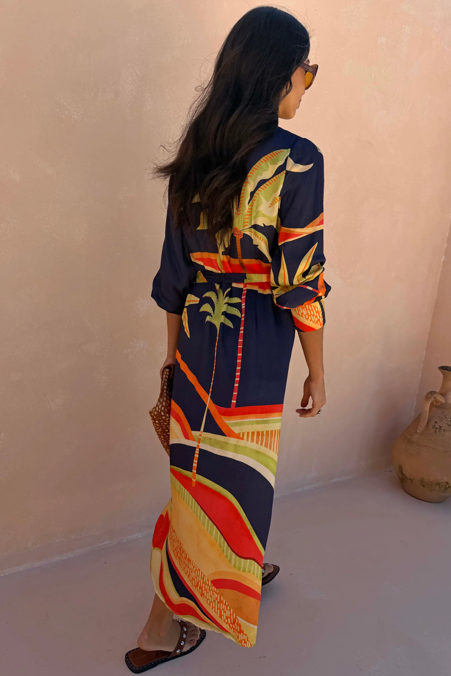 8078-dir-1679091c5a88-6-variation-3.webp Blue Palm Shirt Dress