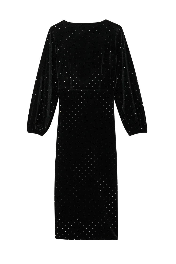 8117-black-velvet-midi-vienna-dress-petite-11.webp Black Velvet Midi Vienna Dress Petite