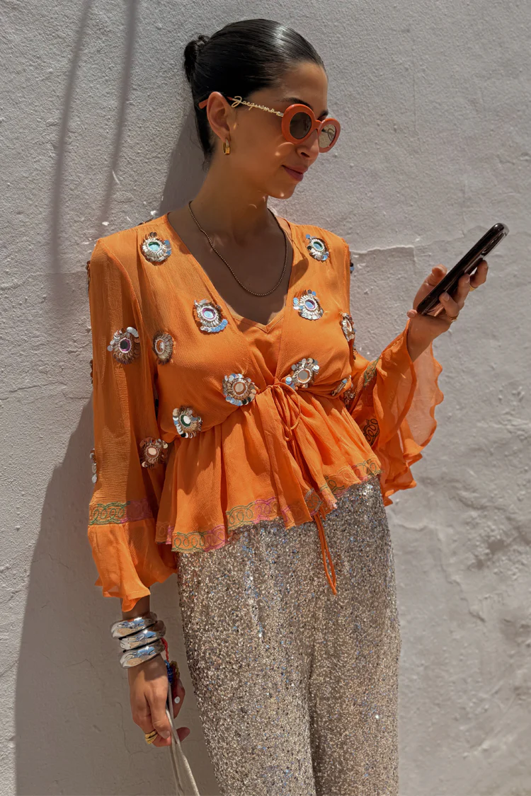 8181-apricot-embellished-top-4.webp Apricot Embellished Top
