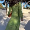 8220-green-jacquard-harmony-dress-petite-10.jpg Green Jacquard Harmony Dress Petite