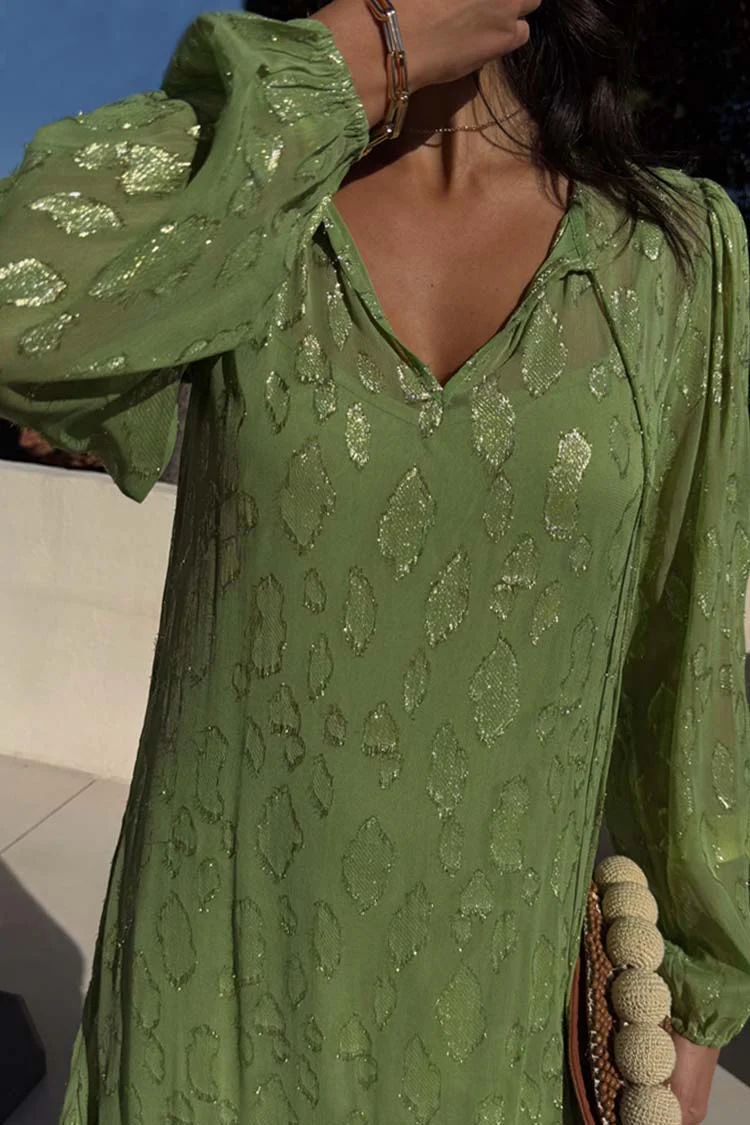 8220-green-jacquard-harmony-dress-petite-3.webp Green Jacquard Harmony Dress Petite