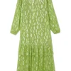 8220-green-jacquard-harmony-dress-petite-8.webp Green Jacquard Harmony Dress Petite
