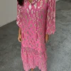 8249-pink-jacquard-harmony-dress-petite-2.webp Pink Jacquard Harmony Dress Petite