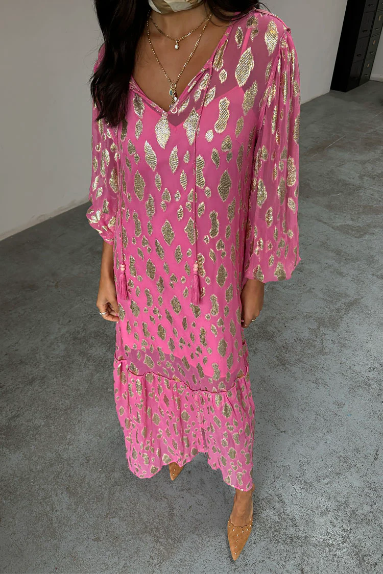 8249-pink-jacquard-harmony-dress-petite-2.webp Pink Jacquard Harmony Dress Petite