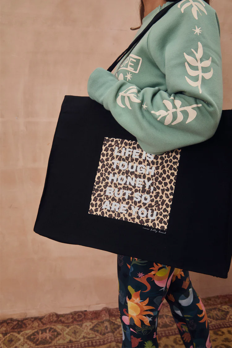 8351-black-life-is-tough-tote-bag-5.webp Black Life Is Tough Tote Bag