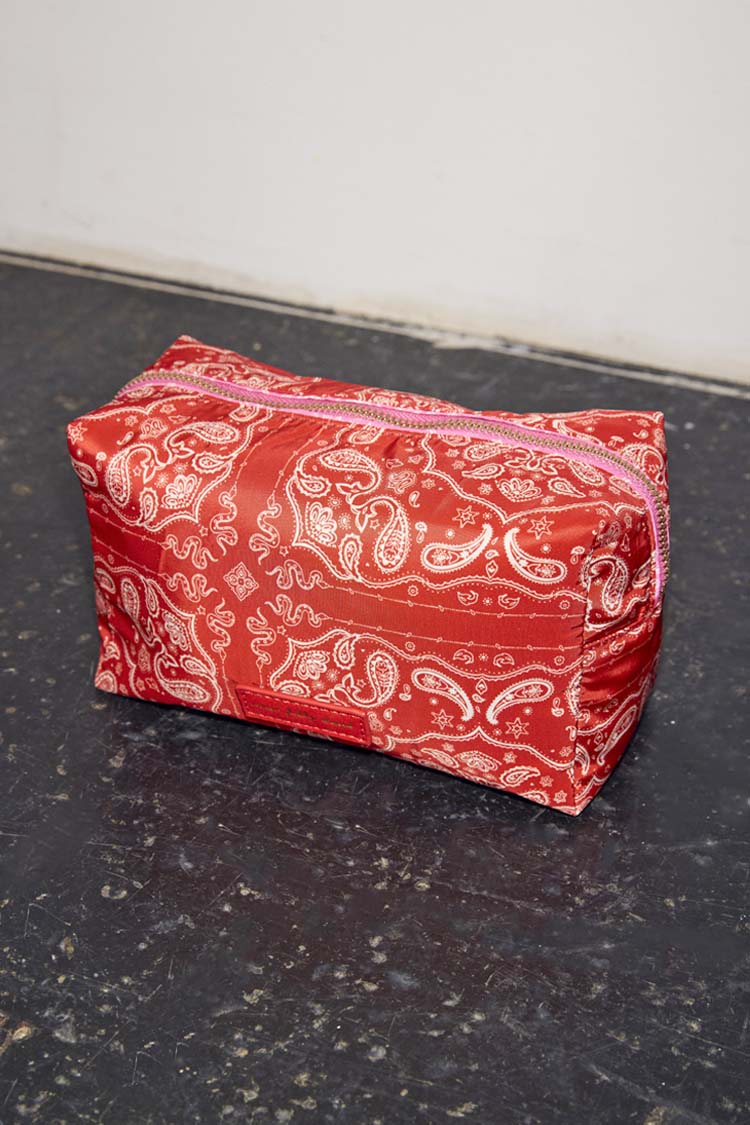8378-red-bandana-reversible-make-up-bag-2.jpg Red Bandana Reversible Make Up Bag