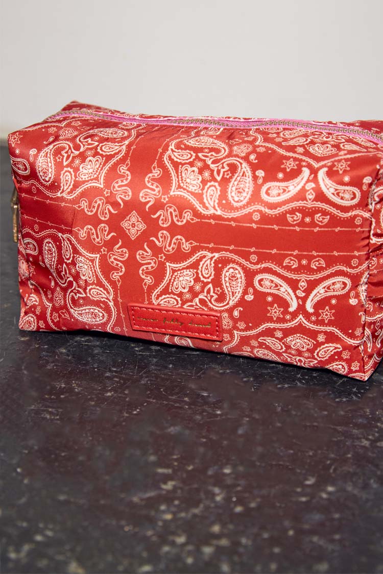 8378-red-bandana-reversible-make-up-bag-6.jpg Red Bandana Reversible Make Up Bag