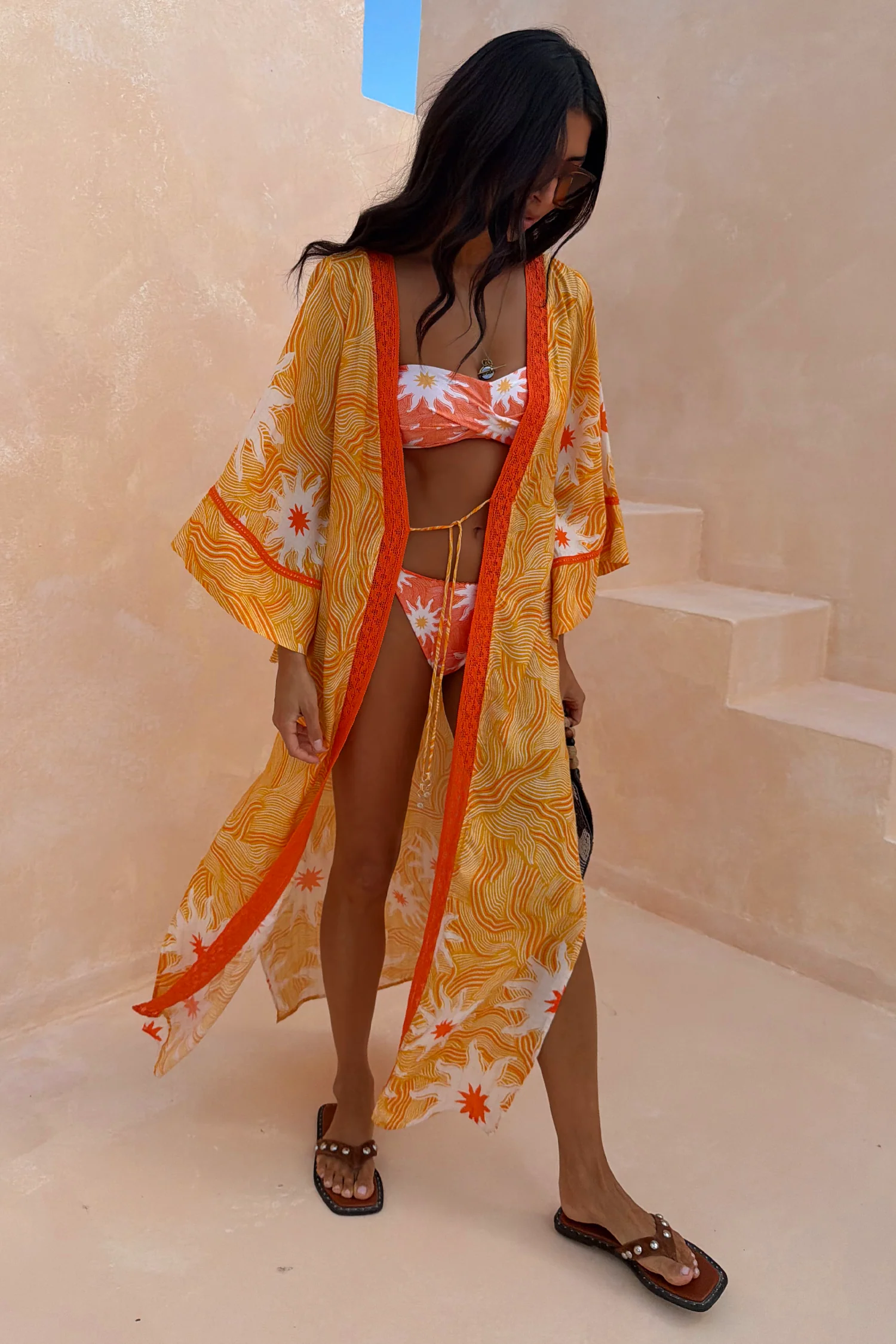838-yellow-sun-kimono-with-beading-3.webp Yellow Sun Kimono with Beading