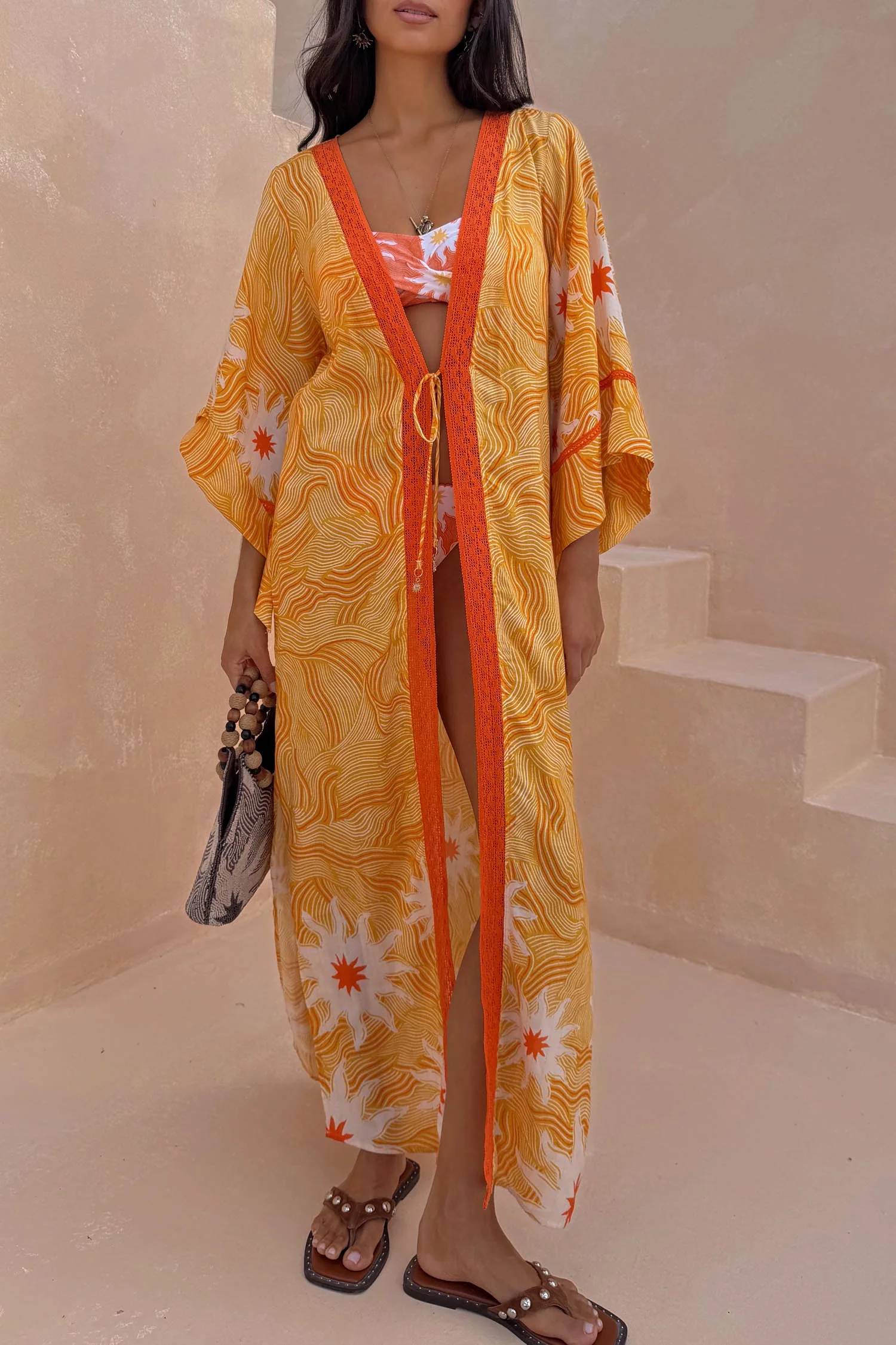 838-yellow-sun-kimono-with-beading-8.webp Yellow Sun Kimono with Beading